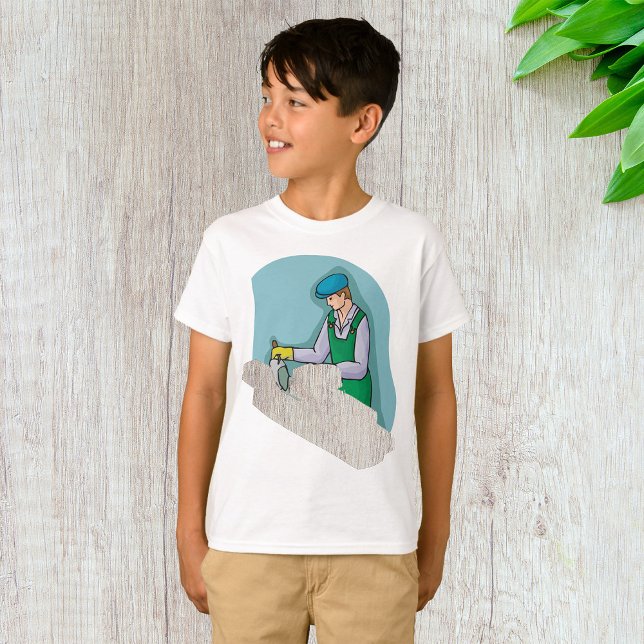 Bricklayer At Work T-Shirt (Creator Uploaded)