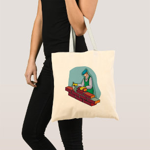 Bricklayer At Work Tote Bag