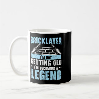 Bricklayer Bricks King of Trades Construction Work Coffee Mug