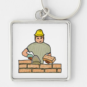 Bricklayer Key Ring