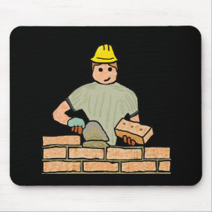 Bricklayer Mouse Mat