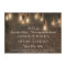 Bricks and Edison Lights Save the Date Postcard 