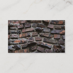 Bricks & Cement or mortar Business Card