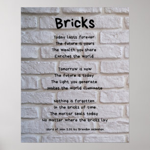 Bricks Poster