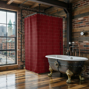 Bricks Shower Curtain