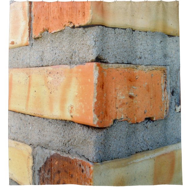Bricks Shower Curtain (Front)
