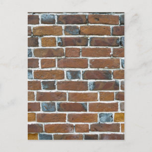 BRICKS WALL POSTCARD