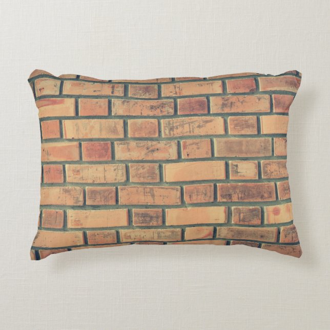 Bricks wall stone wall brick wall decorative cushion (Front)