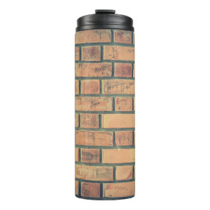 Bricks wall stone wall brick wall thermal tumbler
