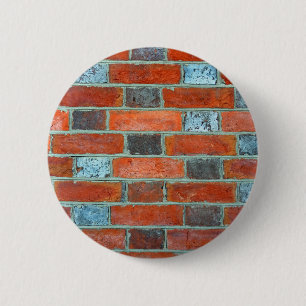 Brickwork 6 Cm Round Badge