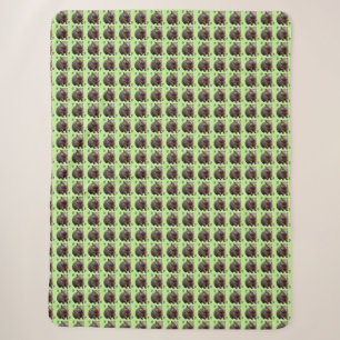 Brickwork Burrow: A Wombat's Green Canvas, Sherpa Blanket