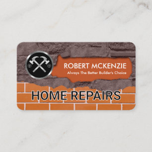 Brickwork Masonry Home Handyman Repairs Business Card