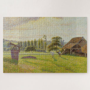 Brickworks at Éragny (1888) by Camille Pissarro Jigsaw Puzzle
