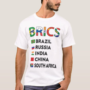 Brics countries list, brics flag T-Shirt