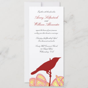 Brid Wedding Invitation