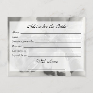 Bridal Advice Card