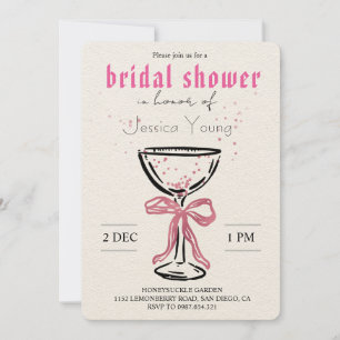 Bridal Bash & Cocktail Call bridal  Invitation