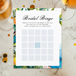 Bridal Bingo Amalfi Lemon Bridal Shower Game