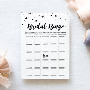 Bridal Bingo Bridal Shower and Hen Party game Card