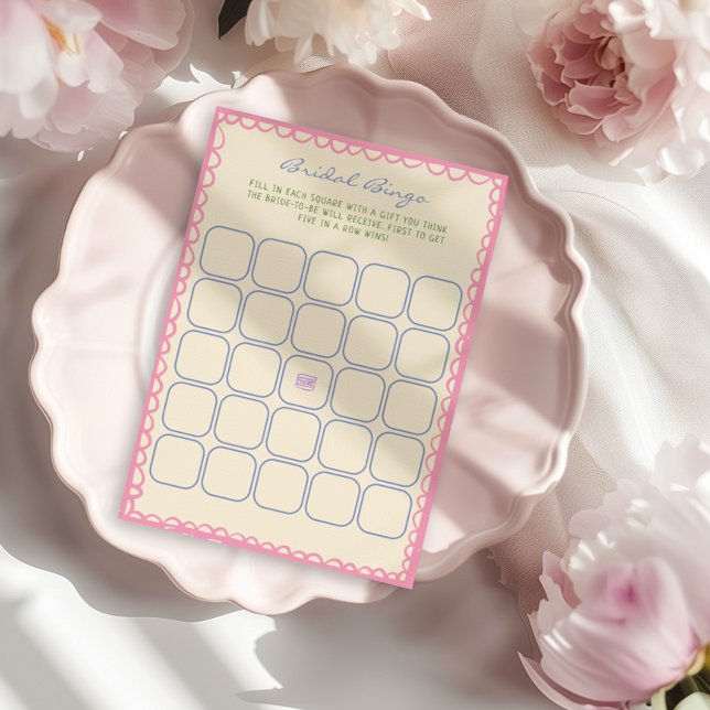 Bridal Bingo Bridal Shower Game Card (Creator Uploaded)