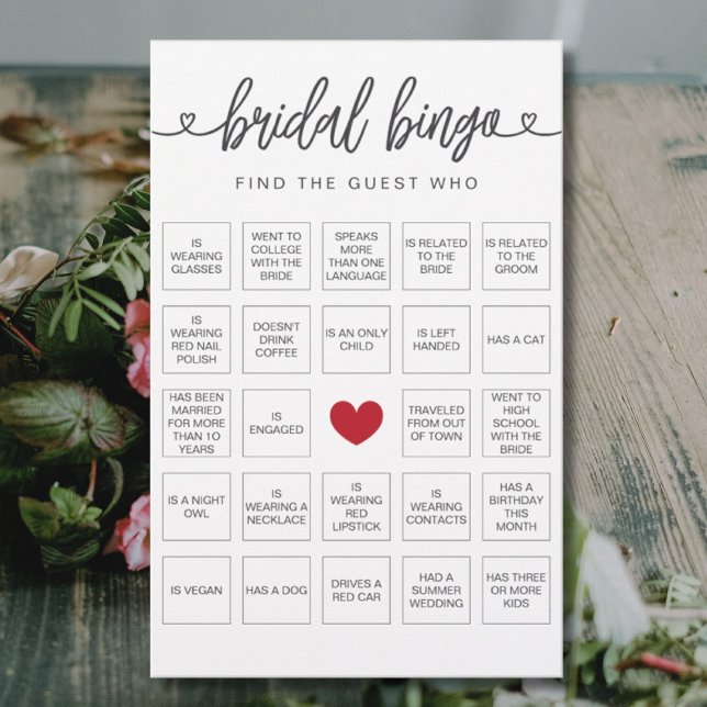  Bridal Bingo Find the Guest Bridal Shower Game (Creator Uploaded)