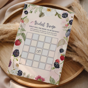 Bridal Bingo Floral Botanical Shower Game