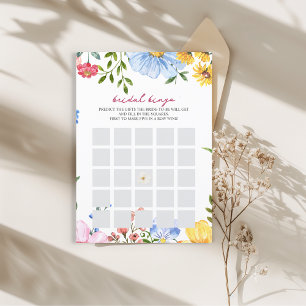 Bridal Bingo Floral Love is in Bloom Shower Game