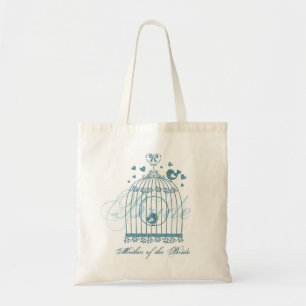 Bridal Bird Cage Wedding Party Gift Tote Bag