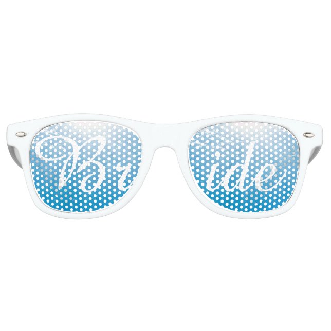 Bridal Bliss Shades: Customise Your Seascape  Retro Sunglasses (Front)