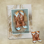 Bridal Boots and Baby's Breath  Wedding  Planner<br><div class="desc">Plan your wedding with this cowgirl boots and baby's breath themed design. Keep track of each day and stay organised.</div>
