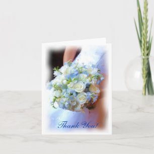 Bridal Bouquet Thank You Note Card