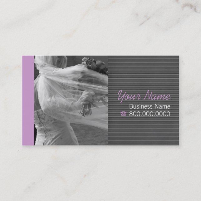 Bridal Boutique Business Cards (Front)