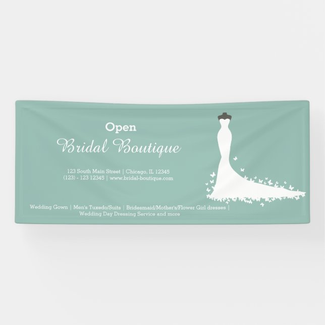 Bridal Boutique - Choose your background colour Banner (Horizontal)