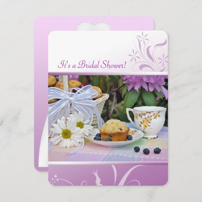 Bridal Breakfast Brunch Invitation (Front/Back)