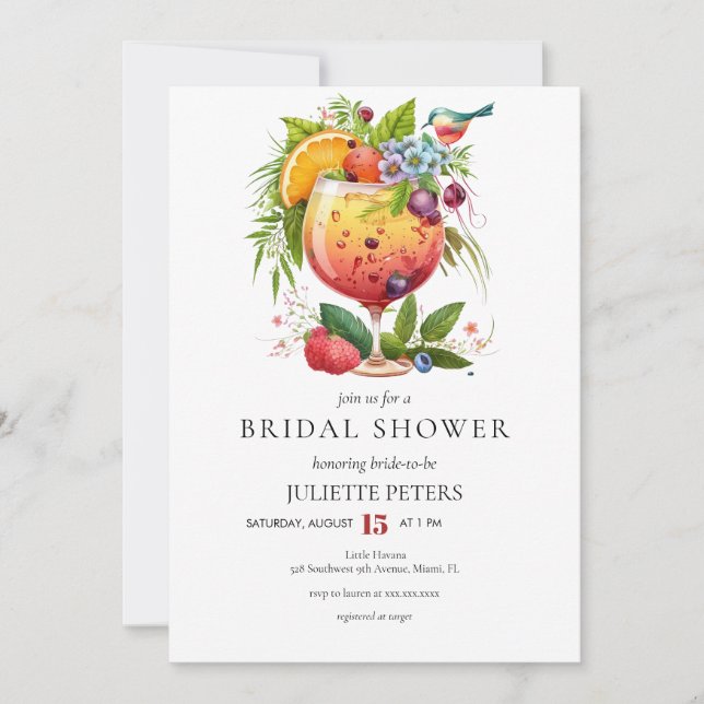 Bridal Brunch | Couples Shower Invitation (Front)