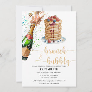 Bridal Brunch Pancake Invitation