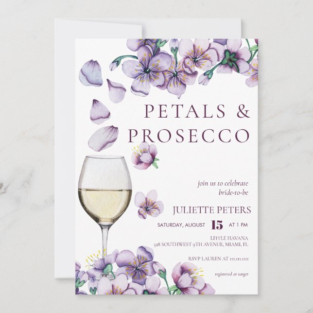 Bridal Brunch | Pastel Floral Invitation (Front)