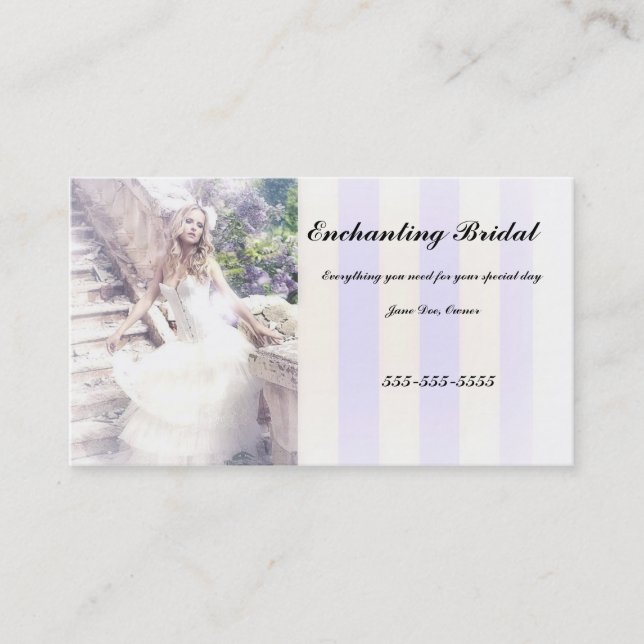 Bridal Business Card (Front)