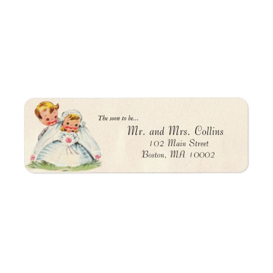 Bridal Couple Labels