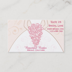 Bridal Couture, Bridal Wear, Wedding dress designs Business Card