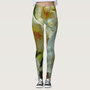 Bridal Crown Daffodils Design Legging
