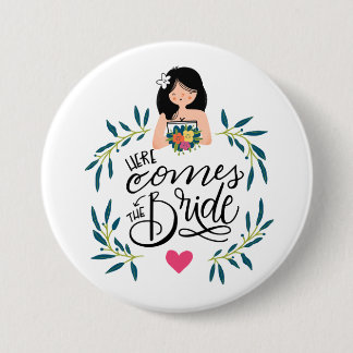Bridal  Decor 7.5 Cm Round Badge