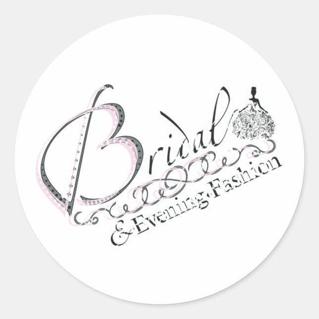 BRIDAL & EVENING FASHION - Sticker (Front)