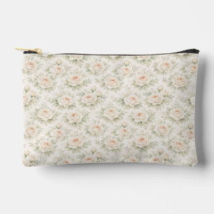 Bridal Floral Pattern Accessory Pouch