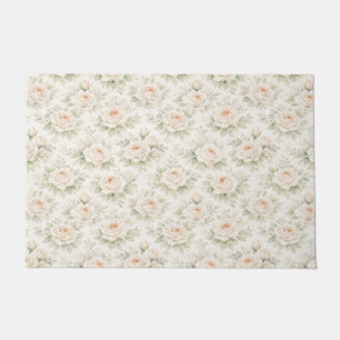 Bridal Floral Pattern Doormat