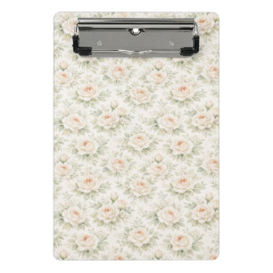 Bridal Floral Pattern Mini Clipboard