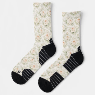Bridal Floral Pattern Socks