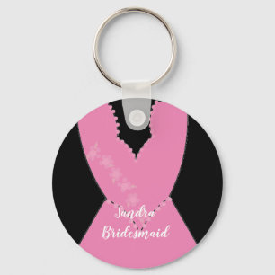 Bridal Gown Bridesmaid Keychain