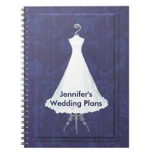 Bridal Gown Wedding Planner Notebook