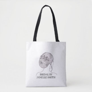 Bridal Hair Makeup Tote Bag